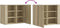 vidaXL - Wandkast - 75x35x60 - cm - bewerkt - hout - sonoma - eikenkleurig