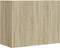 vidaXL - Wandkast - 75x35x60 - cm - bewerkt - hout - sonoma - eikenkleurig