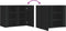 vidaXL - Wandkast - 75x35x60 - cm - bewerkt - hout - zwart