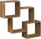 vidaXL - Wandkast - 78x18x71 - cm - bewerkt - hout - artinsanaal - eikenkleurig