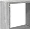 vidaXL - Wandkast - 78x18x71 - cm - bewerkt - hout - grijs - sonoma - eikenkleurig