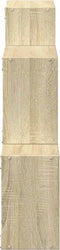 vidaXL - Wandkast - 78x18x71 - cm - bewerkt - hout - sonoma - eikenkleurig