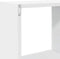 vidaXL - Wandkast - 78x18x71 - cm - bewerkt - hout - wit