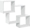 vidaXL - Wandkast - 78x18x71 - cm - bewerkt - hout - wit