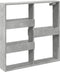 vidaXL - Wandkast - 80x15x80 - cm - bewerkt - hout - betongrijs