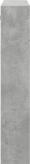vidaXL - Wandkast - 80x15x80 - cm - bewerkt - hout - betongrijs