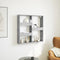 vidaXL - Wandkast - 80x15x80 - cm - bewerkt - hout - betongrijs