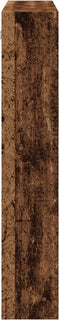 vidaXL - Wandkast - 80x15x80 - cm - bewerkt - hout - oud - houtkleurig