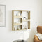 vidaXL - Wandkast - 80x15x80 - cm - bewerkt - hout - sonoma - eikenkleurig
