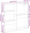 vidaXL - Wandkast - 80x15x80 - cm - bewerkt - hout - sonoma - eikenkleurig
