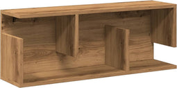 vidaXL - Wandkast - 80x20x30 - cm - bewerkt - hout - artinsanaal - eikenkleurig