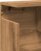 vidaXL - Wandkast - 80x20x30 - cm - bewerkt - hout - artinsanaal - eikenkleurig