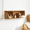 vidaXL - Wandkast - 80x20x30 - cm - bewerkt - hout - artinsanaal - eikenkleurig
