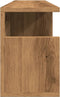 vidaXL - Wandkast - 80x20x30 - cm - bewerkt - hout - artinsanaal - eikenkleurig