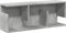 vidaXL - Wandkast - 80x20x30 - cm - bewerkt - hout - betongrijs