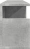 vidaXL - Wandkast - 80x20x30 - cm - bewerkt - hout - betongrijs