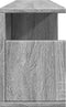 vidaXL - Wandkast - 80x20x30 - cm - bewerkt - hout - grijs - sonoma - eikenkleurig