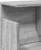 vidaXL - Wandkast - 80x20x30 - cm - bewerkt - hout - grijs - sonoma - eikenkleurig