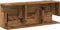 vidaXL - Wandkast - 80x20x30 - cm - bewerkt - hout - oud - houtkleurig