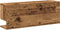 vidaXL - Wandkast - 80x20x30 - cm - bewerkt - hout - oud - houtkleurig