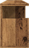vidaXL - Wandkast - 80x20x30 - cm - bewerkt - hout - oud - houtkleurig