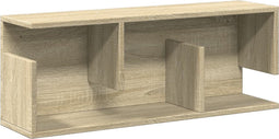 vidaXL - Wandkast - 80x20x30 - cm - bewerkt - hout - sonoma - eikenkleurig