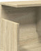 vidaXL - Wandkast - 80x20x30 - cm - bewerkt - hout - sonoma - eikenkleurig