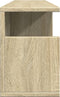 vidaXL - Wandkast - 80x20x30 - cm - bewerkt - hout - sonoma - eikenkleurig