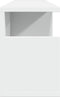 vidaXL - Wandkast - 80x20x30 - cm - bewerkt - hout - wit