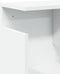 vidaXL - Wandkast - 80x20x30 - cm - bewerkt - hout - wit