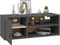 vidaXL - Wandkast - 80x30x30 - cm - massief - grenenhout - grijs