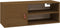 vidaXL - Wandkast - 80x30x30 - cm - massief - grenenhout - honingbruin