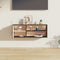 vidaXL - Wandkast - 80x30x30 - cm - massief - grenenhout - honingbruin