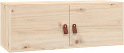 vidaXL - Wandkast - 80x30x30 - cm - massief - grenenhout