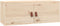 vidaXL - Wandkast - 80x30x30 - cm - massief - grenenhout