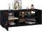 vidaXL - Wandkast - 80x30x30 - cm - massief - grenenhout - zwart