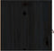 vidaXL - Wandkast - 80x30x30 - cm - massief - grenenhout - zwart