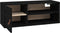 vidaXL - Wandkast - 80x30x30 - cm - massief - grenenhout - zwart