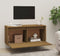vidaXL - Wandkast - 80x30x35 - cm - massief - grenenhout - honingbruin