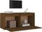 vidaXL - Wandkast - 80x30x35 - cm - massief - grenenhout - honingbruin