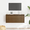 vidaXL - Wandkast - 80x30x35 - cm - massief - grenenhout - honingbruin
