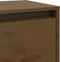 vidaXL - Wandkast - 80x30x35 - cm - massief - grenenhout - honingbruin