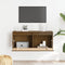 vidaXL - Wandkast - 80x30x35 - cm - massief - grenenhout - honingbruin