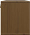 vidaXL - Wandkast - 80x30x35 - cm - massief - grenenhout - honingbruin