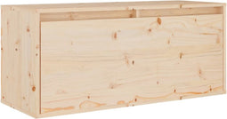 vidaXL - Wandkast - 80x30x35 - cm - massief - grenenhout