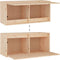 vidaXL - Wandkast - 80x30x35 - cm - massief - grenenhout