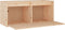 vidaXL - Wandkast - 80x30x35 - cm - massief - grenenhout