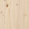 vidaXL - Wandkast - 80x30x35 - cm - massief - grenenhout