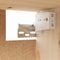 vidaXL - Wandkast - 80x30x35 - cm - massief - grenenhout