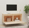 vidaXL - Wandkast - 80x30x35 - cm - massief - grenenhout